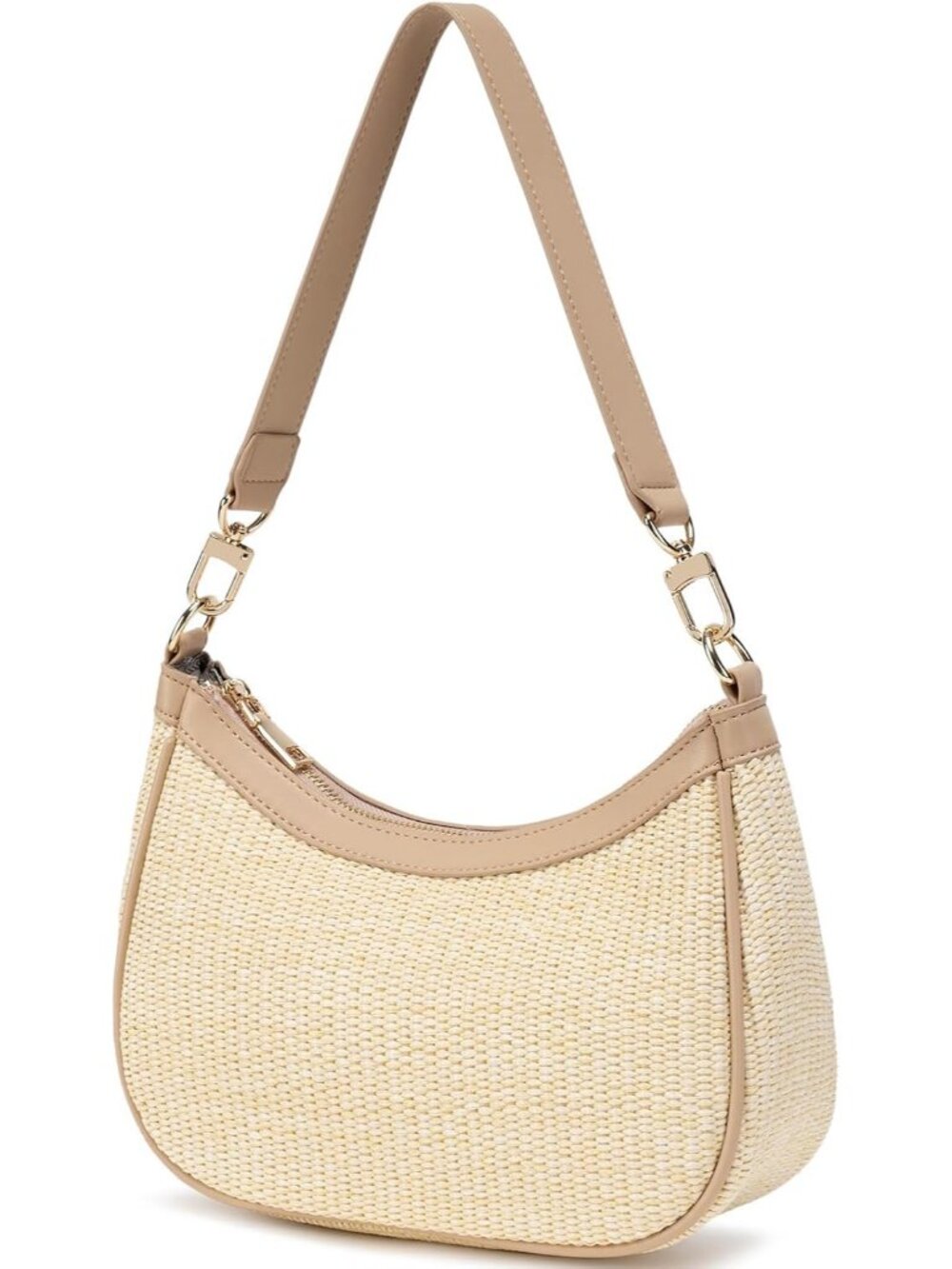 Shoulder Bags for Women, Cute Hobo Tote Handbag Mini Clutch Purse with Zipper Cl